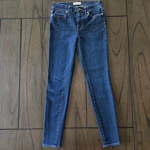 Madewell High Riser Skinny Jeans, size 28T